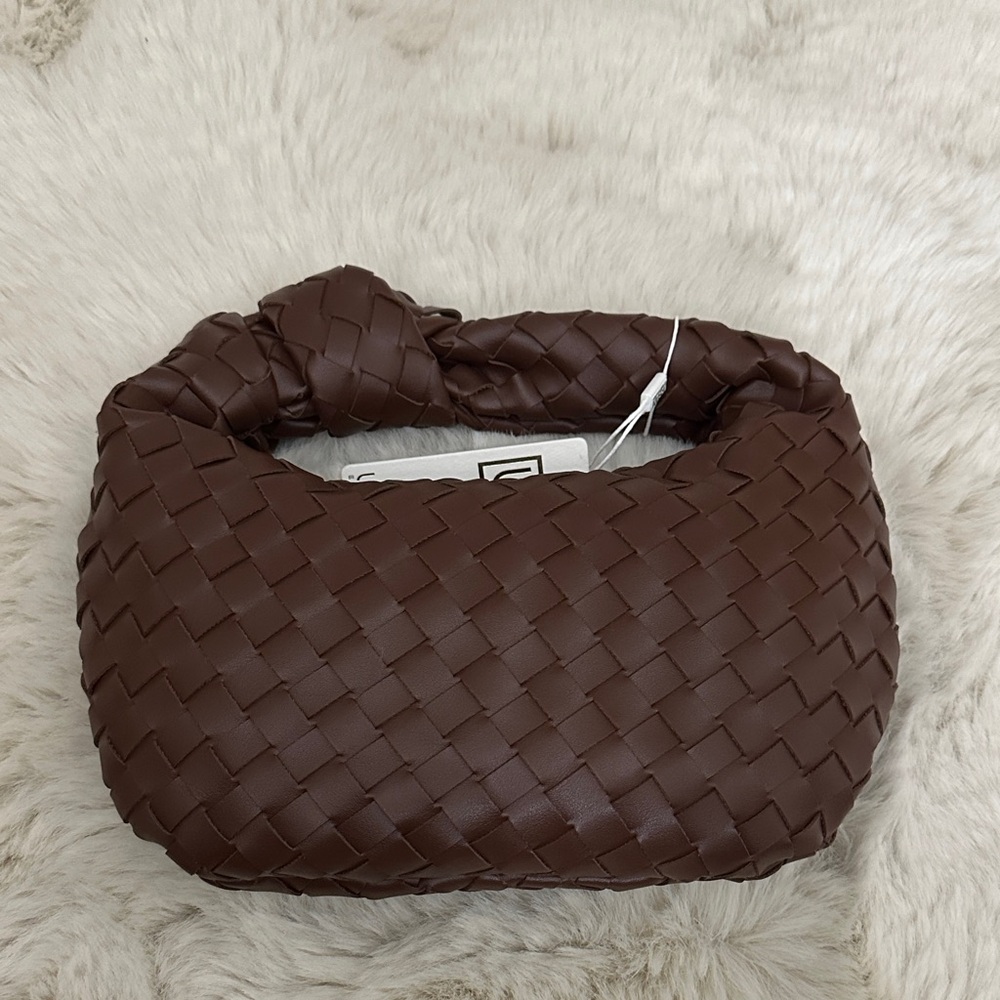 Urban Expressions Chocolate Woven Hand Bag